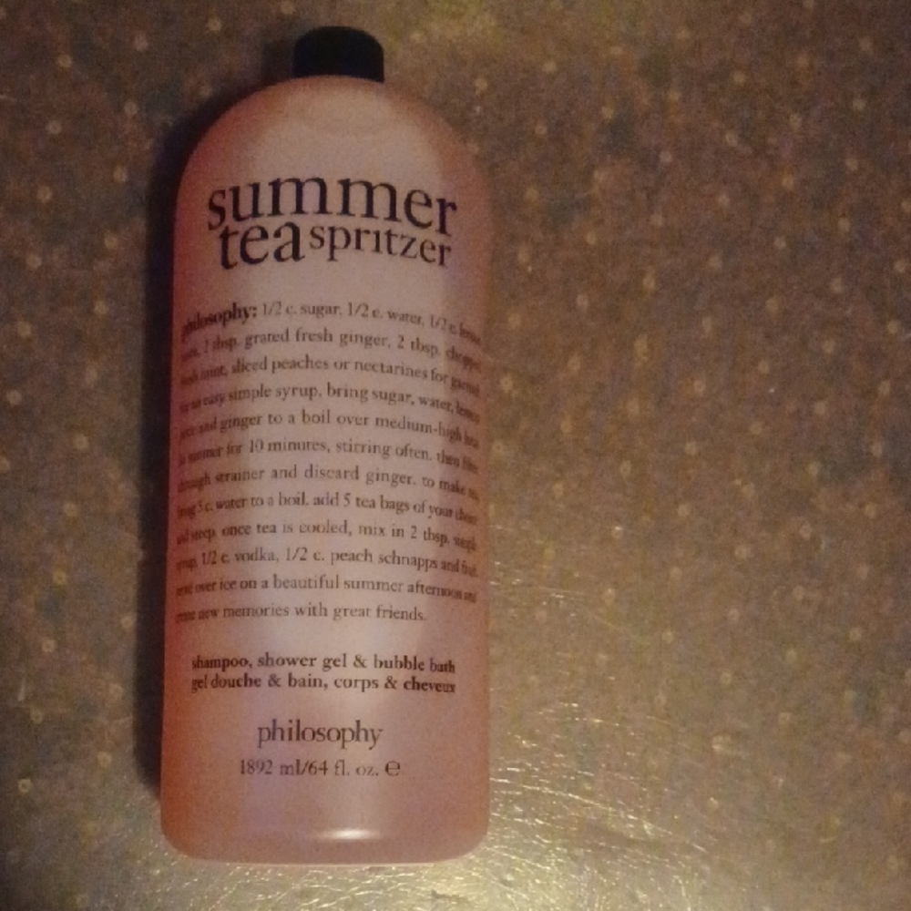 Philosophy Pink Body Wash Summer Tea Apricot